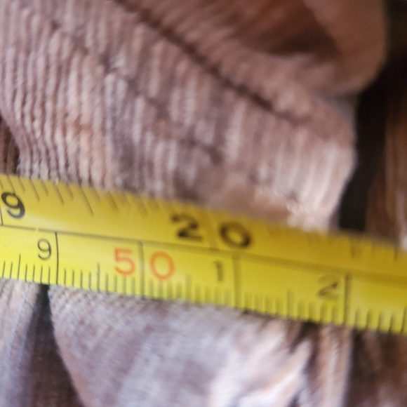 Tan corduroy jacket with jeweled buttons - Picture 8 of 8